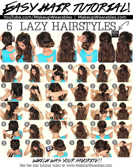 5-minute-hairstyles-for-long-hair-69-6 5 perces frizurák hosszú hajra