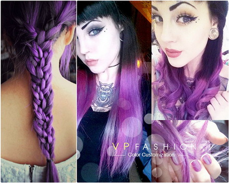 black-and-purple-hairstyles-54_9 Fekete-lila frizurák