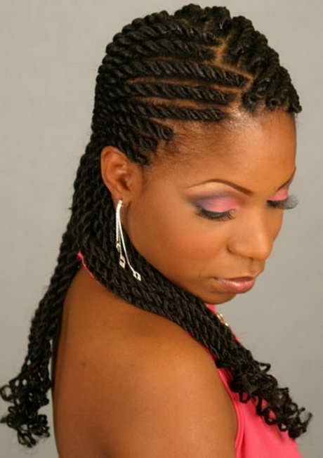 black-braided-hairstyles-for-women-67_17 Fekete fonott frizurák nőknek