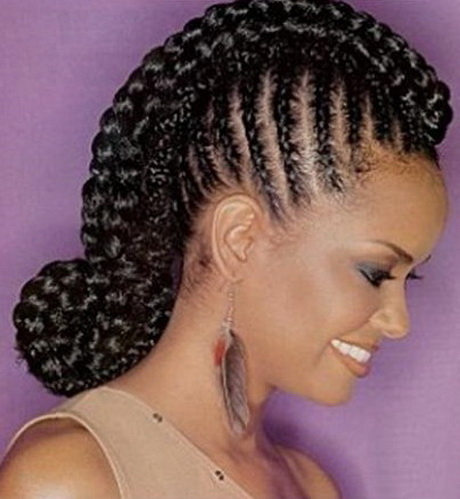 black-braided-hairstyles-for-women-67_4 Fekete fonott frizurák nőknek