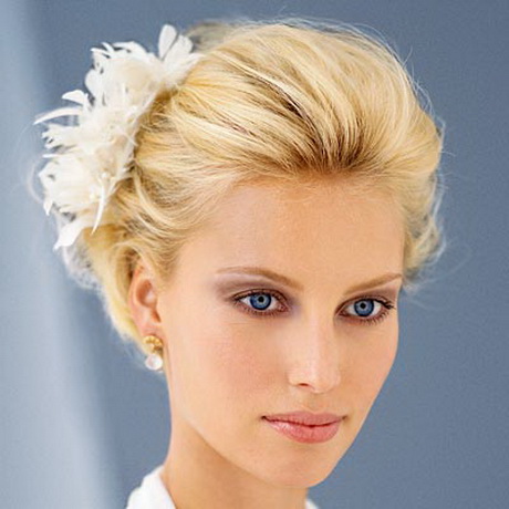 bridal-hairstyle-for-short-hair-67_14 Menyasszonyi frizura rövid hajra