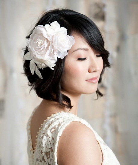 bridal-hairstyle-for-short-hair-67_2 Menyasszonyi frizura rövid hajra
