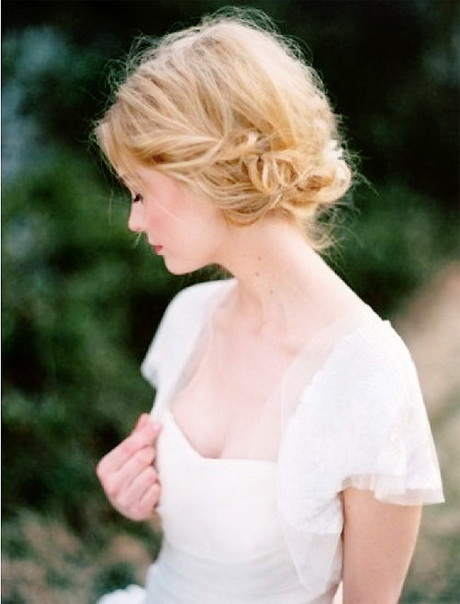 bridal-hairstyle-for-short-hair-67_9 Menyasszonyi frizura rövid hajra