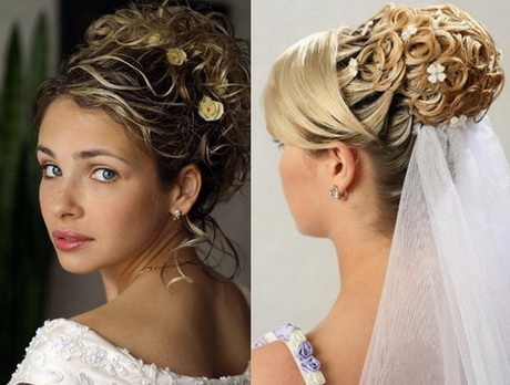 curly-updo-hairstyles-for-weddings-39_18 Göndör frizurák esküvők számára