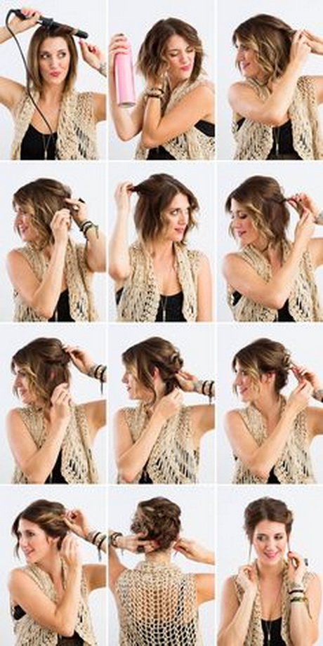 easy-to-do-hairstyles-for-short-hair-85_11 Könnyű frizurák rövid hajra