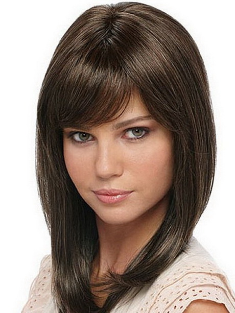 medium-length-hairstyles-for-straight-hair-91-13 Közepes hosszúságú frizurák egyenes hajra