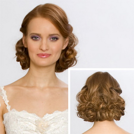 medium-length-hairstyles-wedding-53_18 Közepes hosszúságú frizurák esküvő