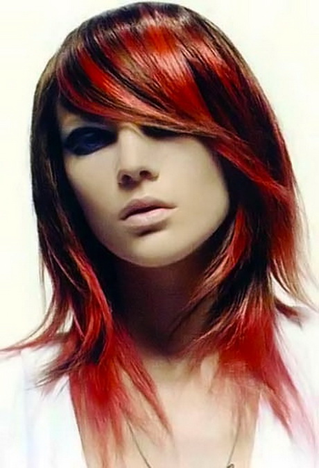 red-medium-hairstyles-58-15 Piros közepes frizurák