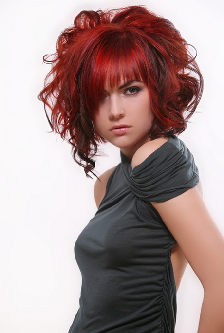 red-medium-hairstyles-58-3 Piros közepes frizurák