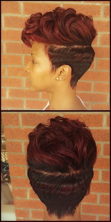 short-and-sassy-haircuts-for-black-women-18_10 Rövid, pimasz hajvágás fekete nők számára