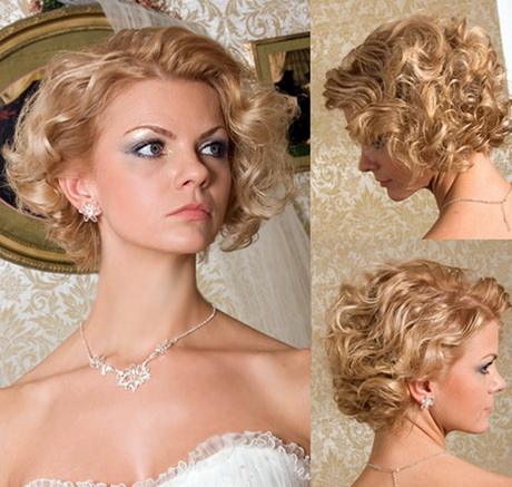 short-curly-hairstyles-for-weddings-92_6 Rövid göndör frizurák esküvőkre