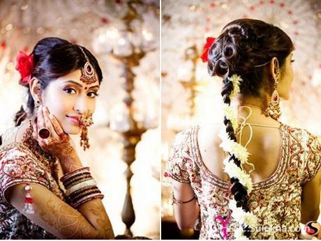 bridal-hairstyle-for-indian-wedding-78_18 Menyasszonyi frizura indiai esküvőre