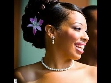 bridal-hairstyles-for-black-brides-18 Menyasszonyi frizurák fekete menyasszonyok számára