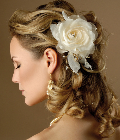 bridal-hairstyles-with-flowers-74_2 Menyasszonyi frizurák virágokkal