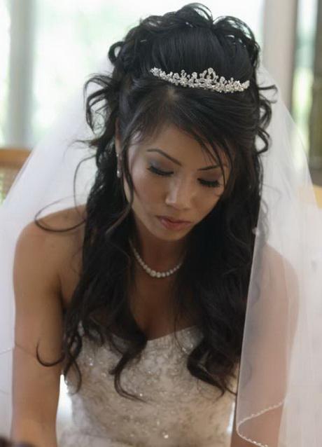 bridal-hairstyle-with-tiara-27 Menyasszonyi frizura tiarával