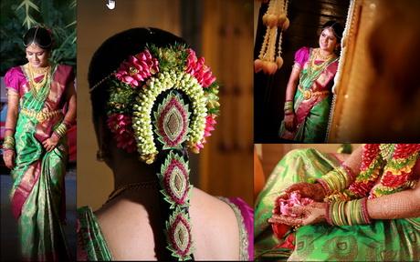 bridal-hairstyles-for-south-indian-wedding-54_8 Menyasszonyi frizurák dél-indiai esküvőre