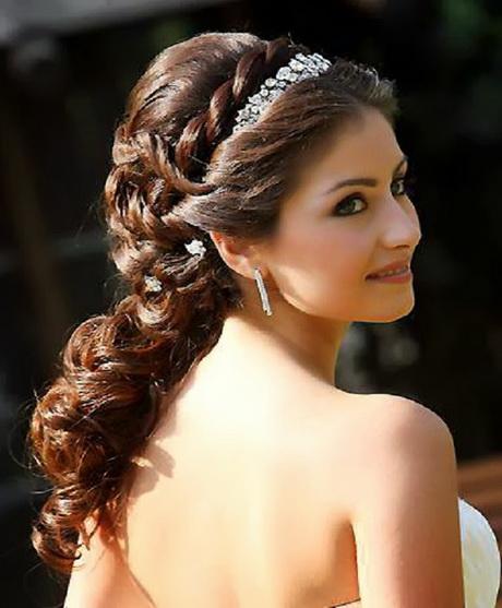 bridal-hairstyles-medium-hair-21_12 Menyasszonyi frizurák közepes haj