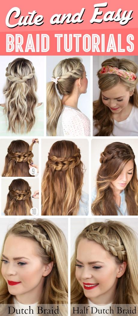 braided-easy-hairstyles-71_2 Fonott könnyű frizurák