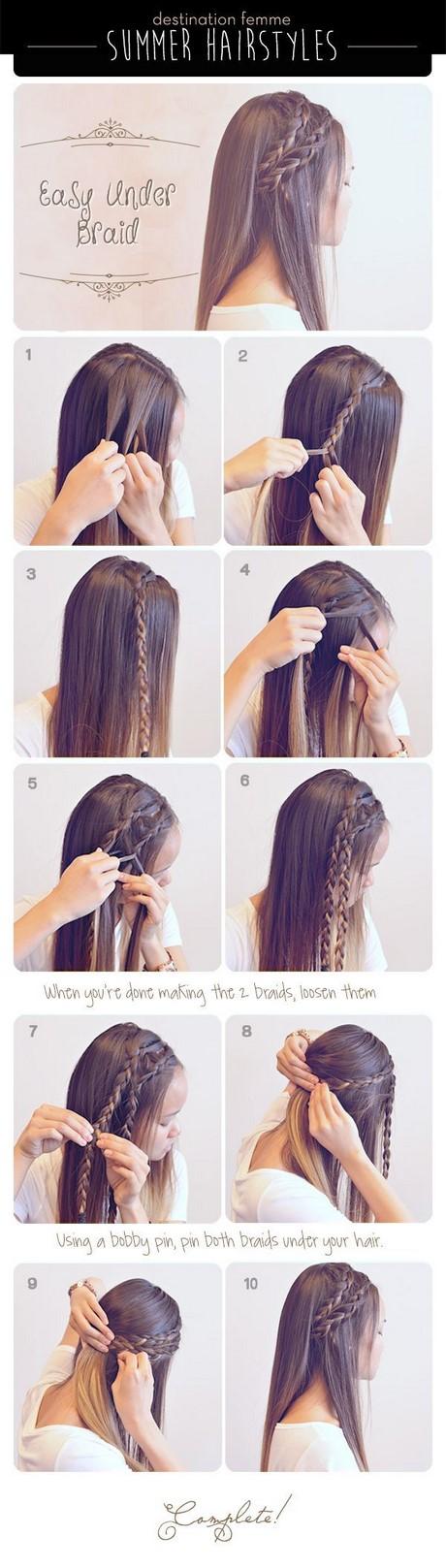cute-easy-braided-hairstyles-for-long-hair-26_11 Aranyos könnyű fonott frizurák hosszú hajra