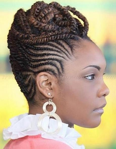 afro-hairstyles-with-braids-73_18 Afro frizurák zsinórral