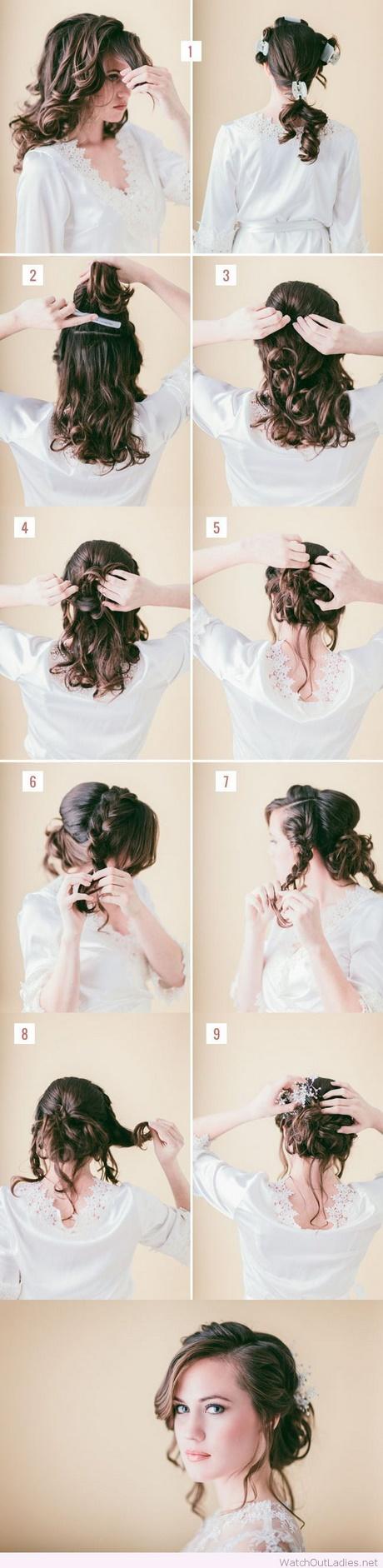 easy-updo-hairstyles-for-weddings-51_11 Könnyű frizurák esküvők számára