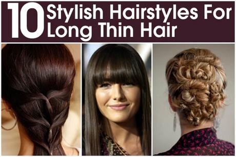 long-thin-hairstyles-21_6 Hosszú vékony frizurák