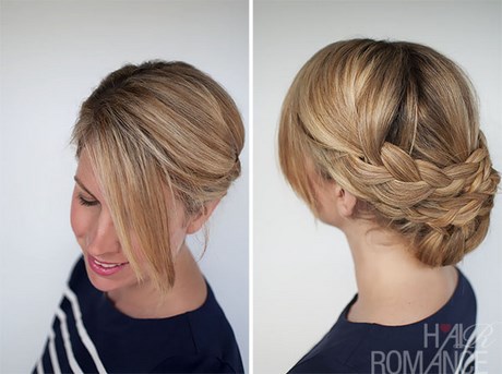 braided-updo-hairstyles-for-short-hair-86_17 Fonott frizurák rövid hajra