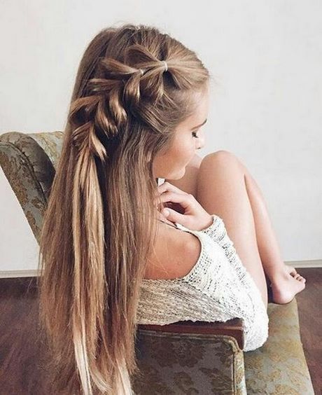 pretty-and-easy-hairstyles-for-long-hair-17_9 Szép, egyszerű frizura a hosszú haj