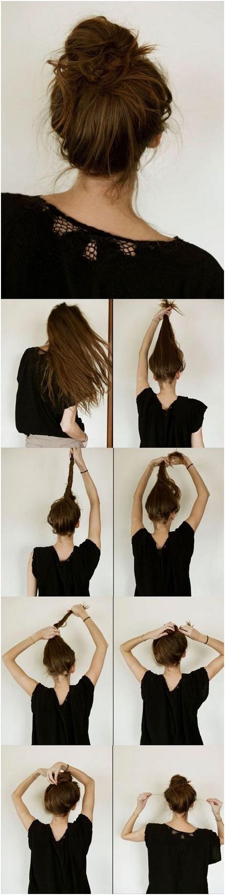easy-casual-updos-for-medium-hair-99_11 Könnyű alkalmi frizurák közepes hajhoz