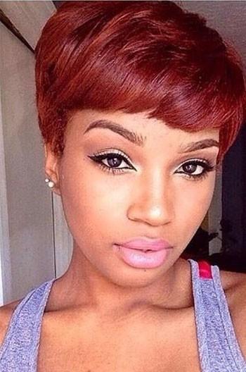 short-colored-hairstyles-for-black-women-97_11 Rövid színes frizurák fekete nők számára