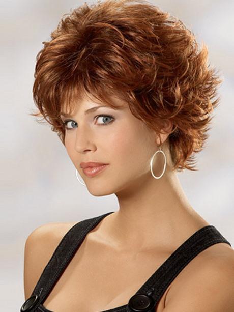 short-hair-for-women-with-curly-hair-55_7 Rövid haj göndör hajú nők számára