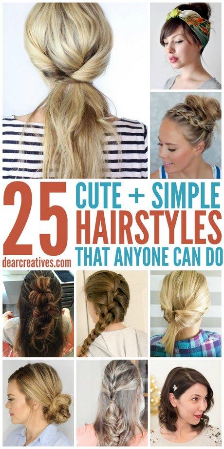cute-and-easy-hair-ideas-43_17 Aranyos, könnyű haj ötletek