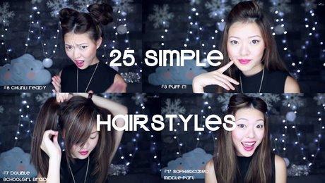 simple-and-different-hairstyles-40_14 Egyszerű, Különböző frizurák