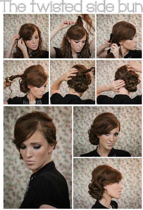 easy-quick-updos-for-medium-length-hair-19_16 Könnyű gyors frissítések a közepes hosszúságú hajhoz