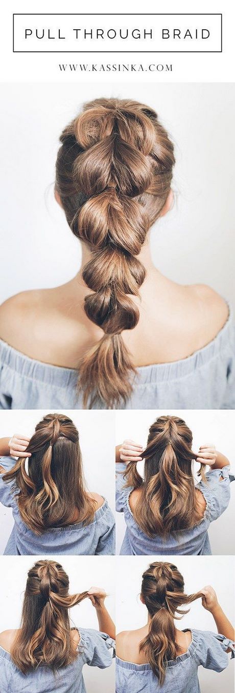 quick-hairstyles-for-thick-hair-08_8 Gyors frizurák vastag hajra
