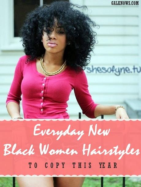 everyday-black-hairstyles-38_8 Mindennapi fekete frizurák