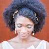 Afro Menyasszonyi frizurák