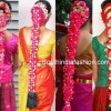 Menyasszonyi frizura dél-indiai esküvő