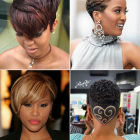 Rövid frizura Fekete hölgyeknek 2023