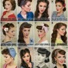 50-es évek női frizurák hosszú hajra
