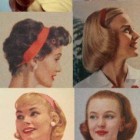 1950-es évek végén frizurák