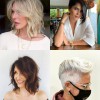 Rövid frizurák az 50 év feletti nők számára 2023-ra